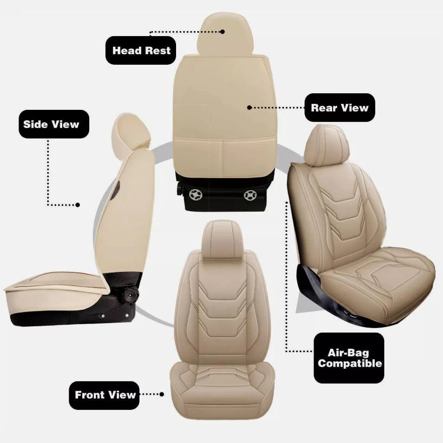 Lexus PU Leather Car Seat Cushion Covers Full Set