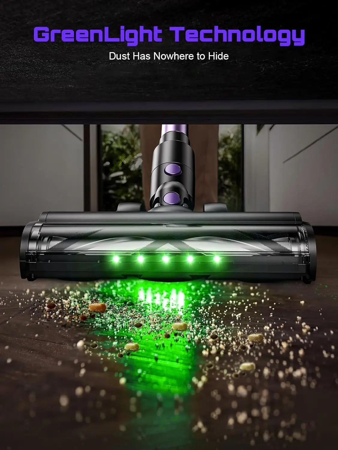 SUXIANGVAC Cordless Vacuum Cleaner 55KPa 500W 45Min Pet Hair