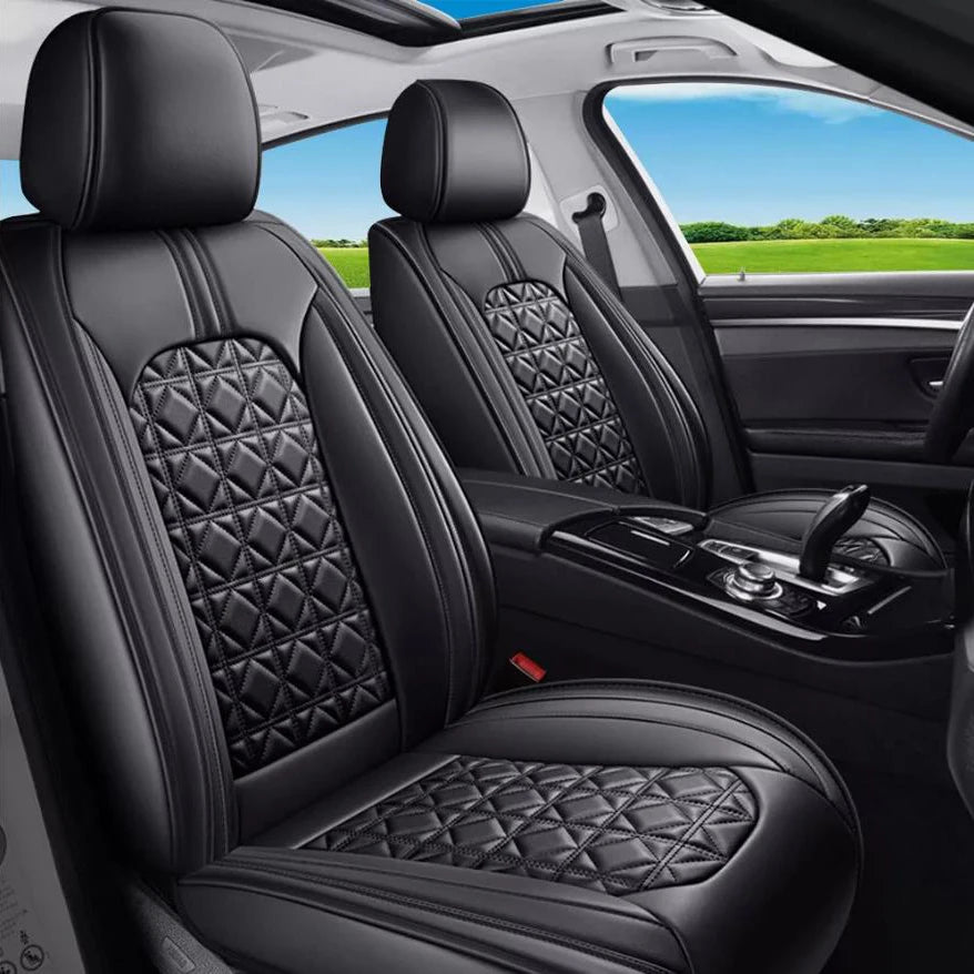 Universal  Anti-Slip Durable PU Leather Car Seat Covers 5 Seats 2 Front Cover Rear Full Set Pads for Chevrolet