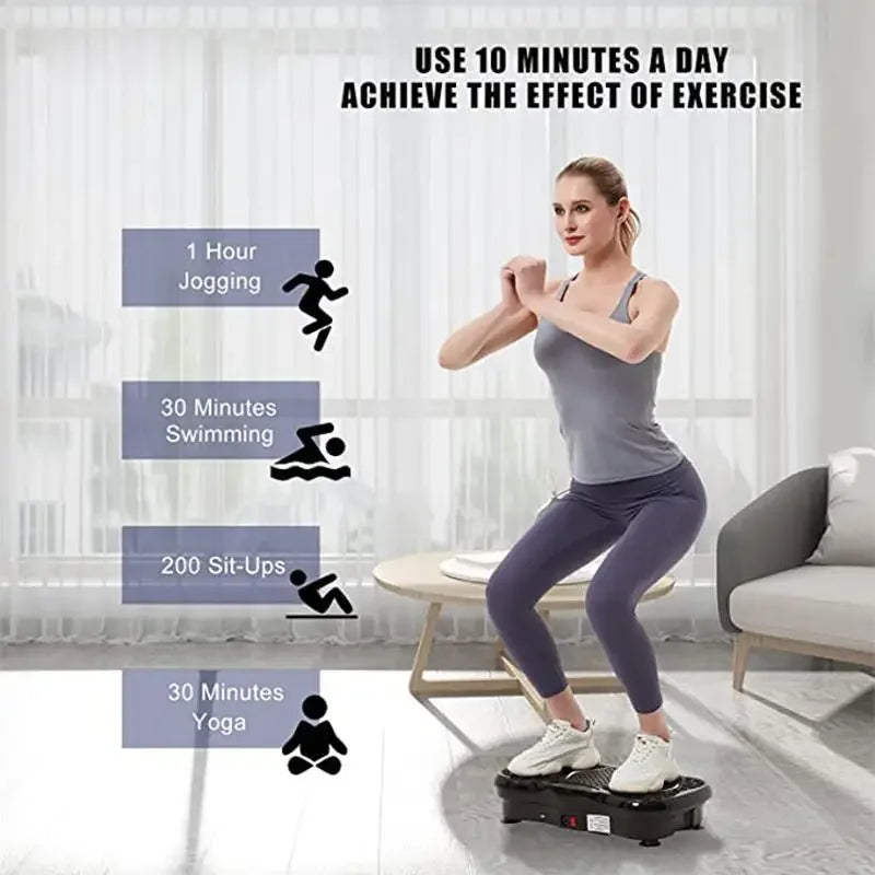 SHFY Vibration Plate Exercise Machine Full Body Massage Waist Twister