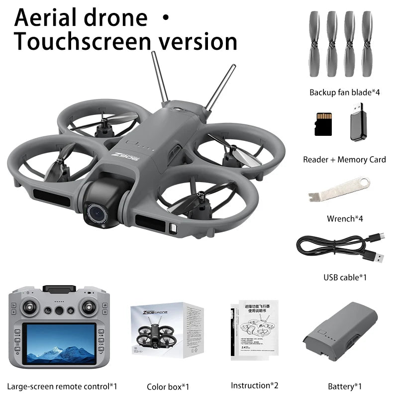 Lenovo Z906 Drone 8K HD Camera 6 Axis Gyro Optical Flow Positioning