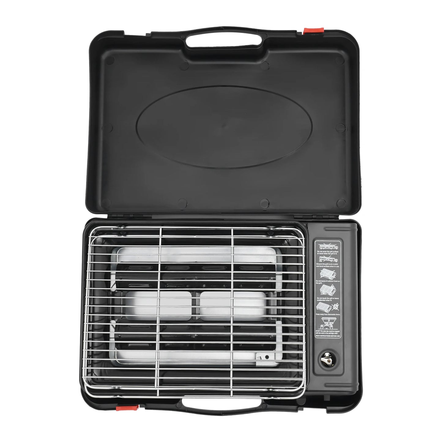 Bymaocar Gas Barbecue Grill LPG Stove 2KW Camping Tabletop