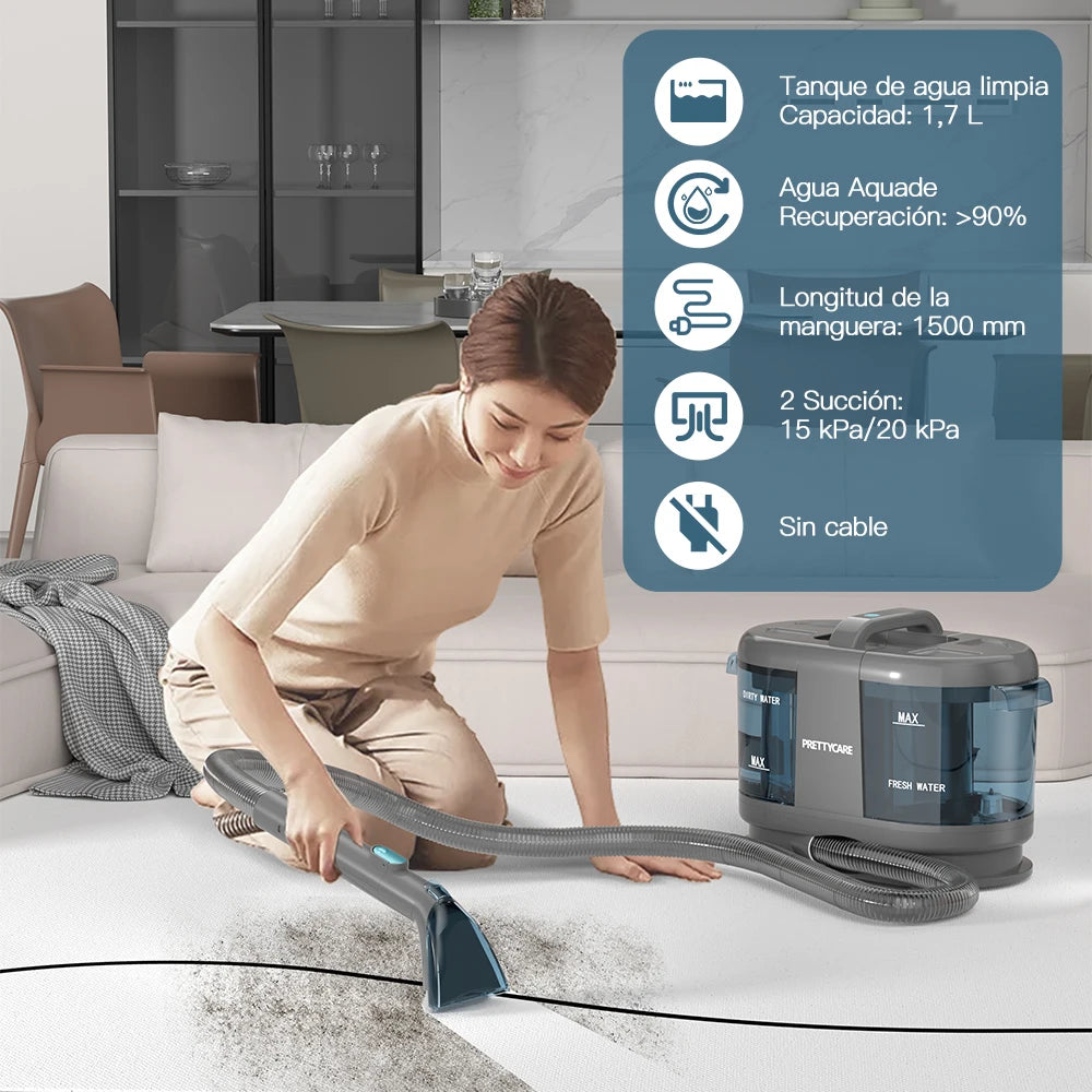PrettyCare PC808 Cordless Carpet And Spot Vacuum Cleaner