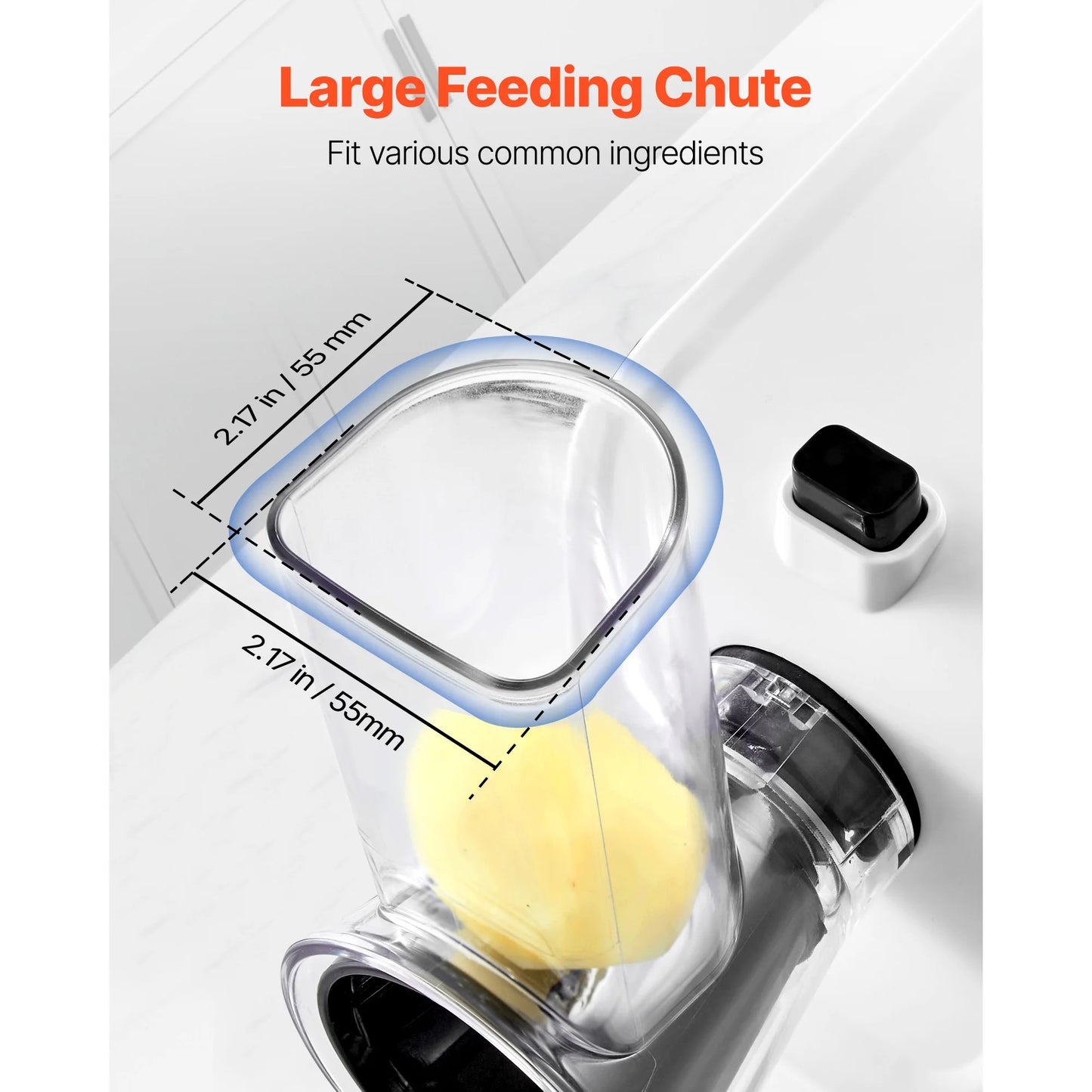 SucceBuy Electric 200W 5 in 1 Vegetable Slicer and Shredder