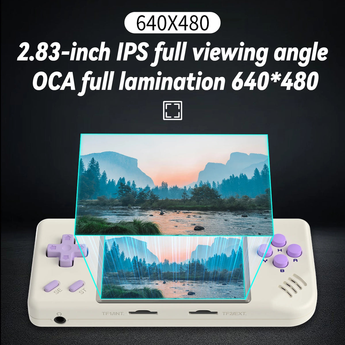 Anbernic RG28XX Retro Handheld Game Console 2.83-inch IPS Screen 640*480 Linux OS Built-in 3100mAH Battery HD-TV Out