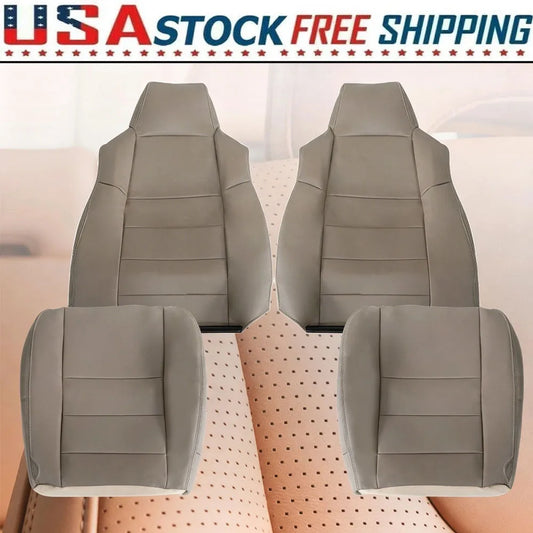 Front Microfiber Leather Car Seat Covers For Ford F250