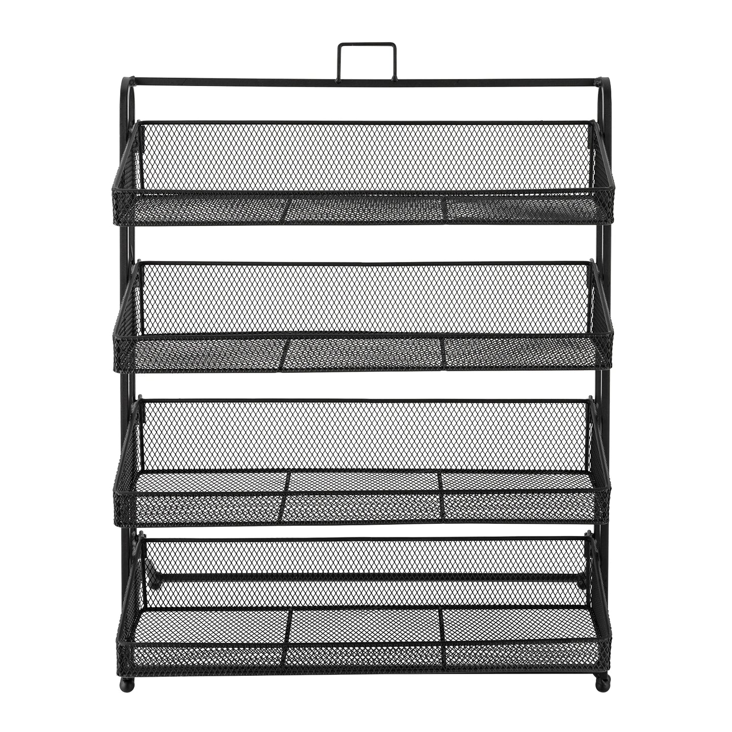 Bymaocar 4 Tier Storage Display Rack For Stores And Office