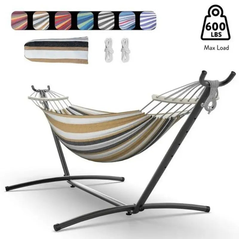 Gyroor Adjustable Stand Hammock 600 Lb Capacity For Outdoor Relaxation