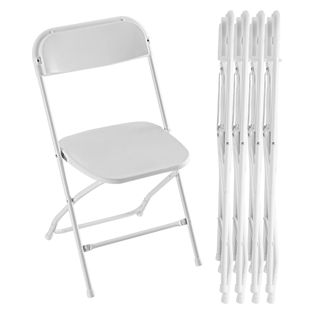 JHK Portable Folding Chair Faux Leather Indoor Outdoor Seating
