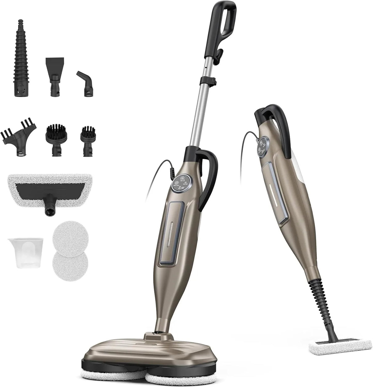 INSE VM6 Steam Mop With Rotating Floor Pad For Homes