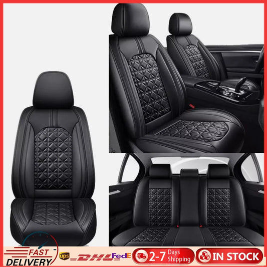Universal  Anti-Slip Durable PU Leather Car Seat Covers 5 Seats 2 Front Cover Rear Full Set Pads for Chevrolet