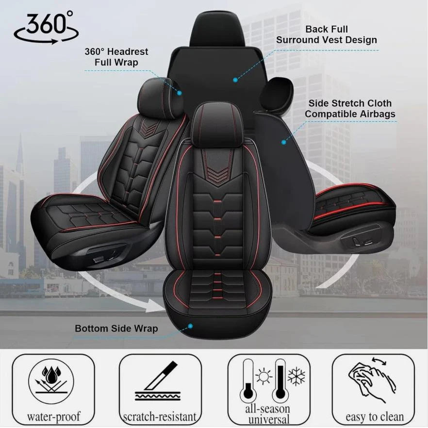 Universal Faux Leather Seat Covers For Nissan Kicks