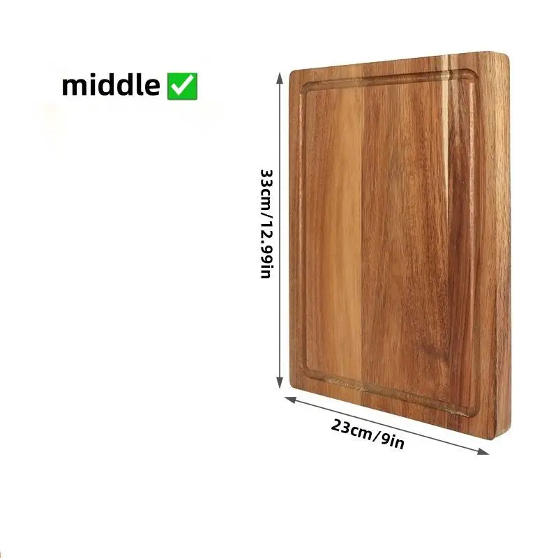 Choice Beech Walnut Wooden Cutting Board Chopping Block for Kitchen