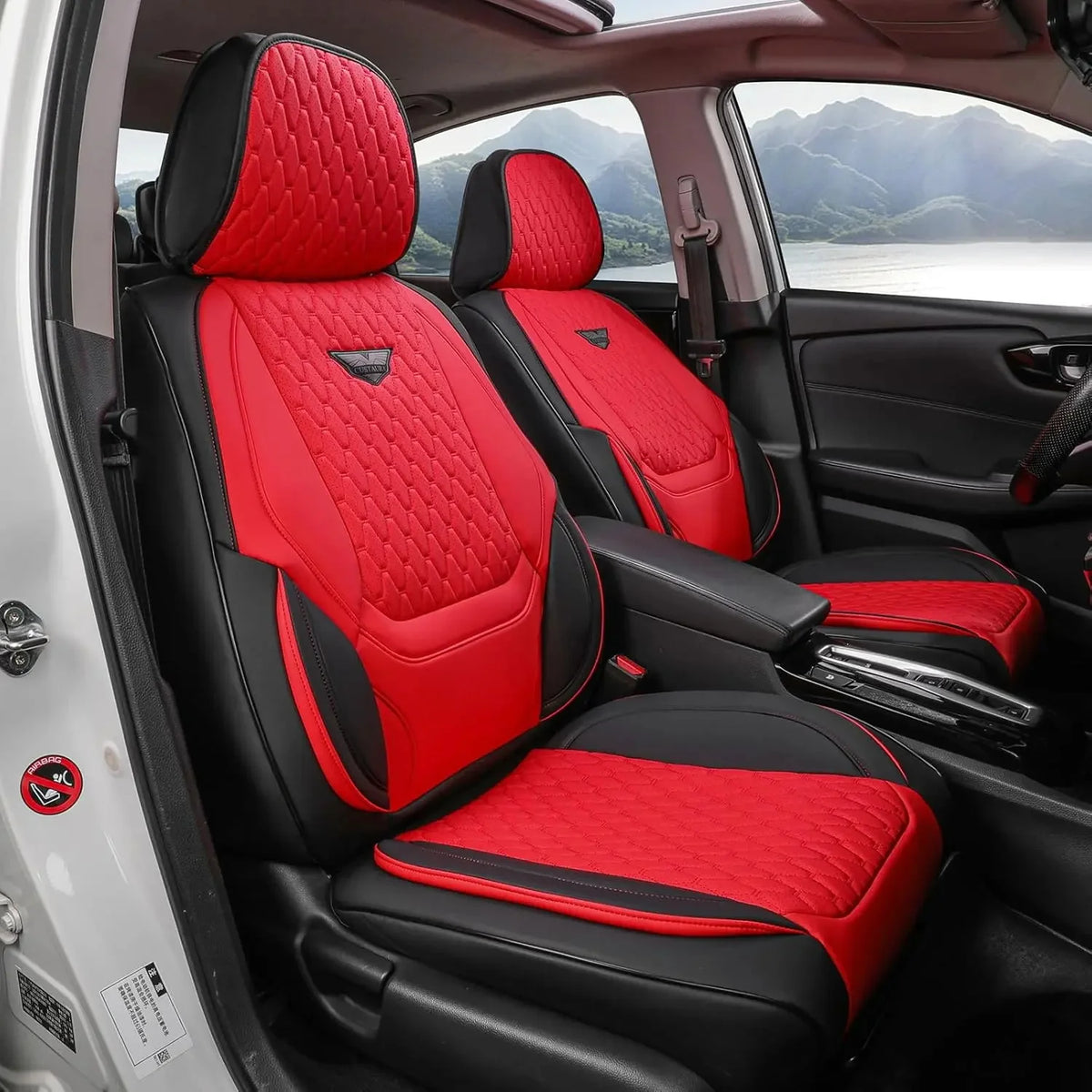 Universal Waterproof Leather Car Seat Covers Full Set For Sedans And SUVs