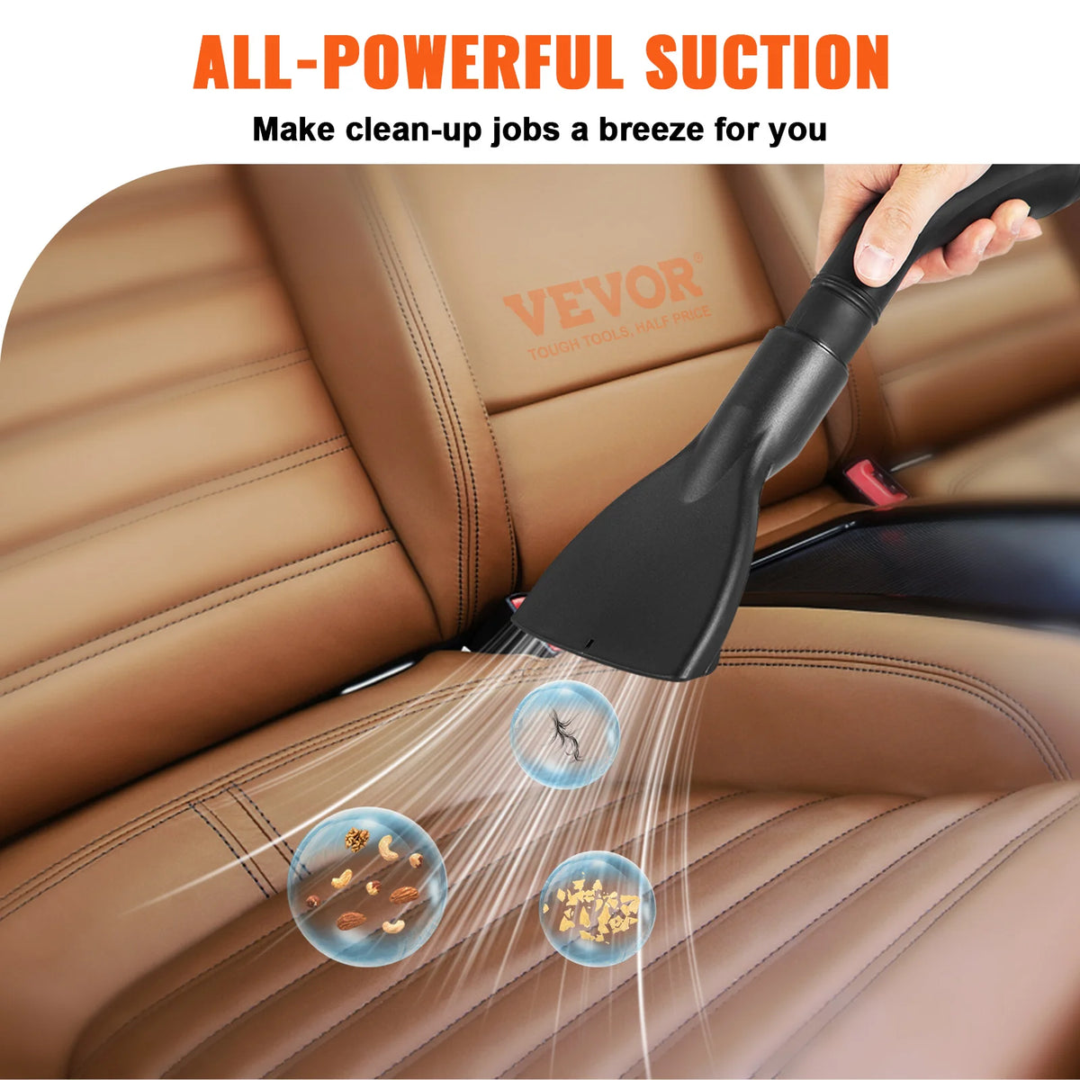 SucceBuy Portable Wet Dry Shop Vacuum With Blower Kit