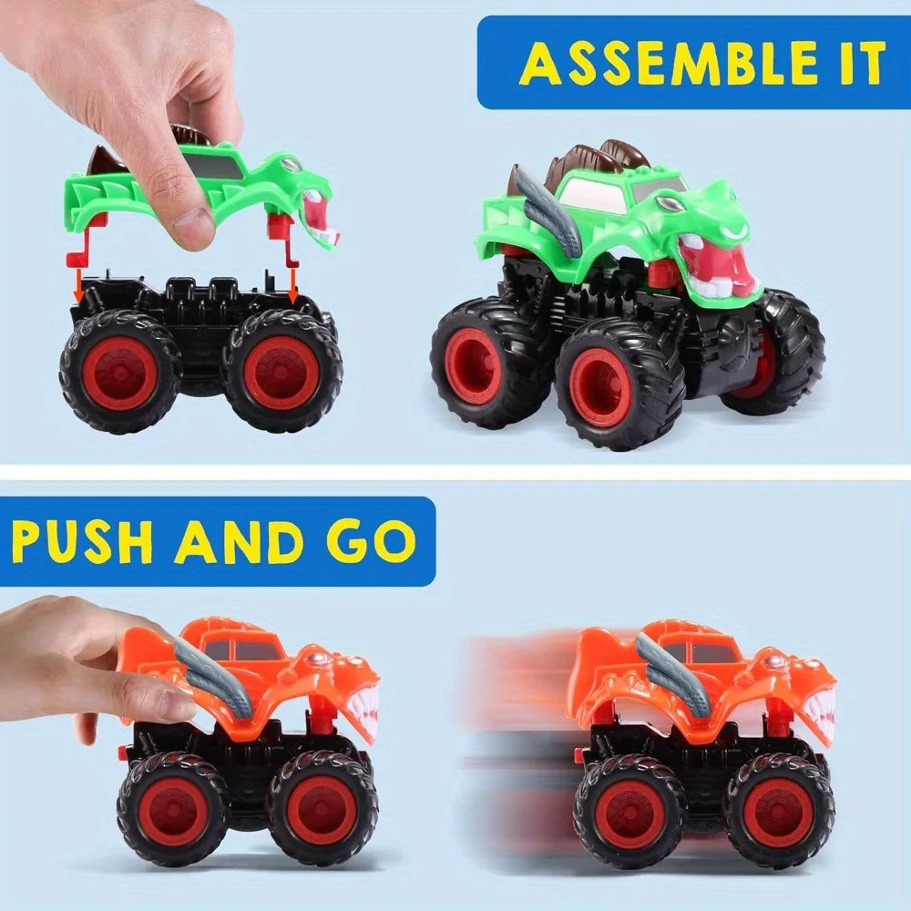 Joyfy Kids Craft Kit Build And Paint Monster Car DIY