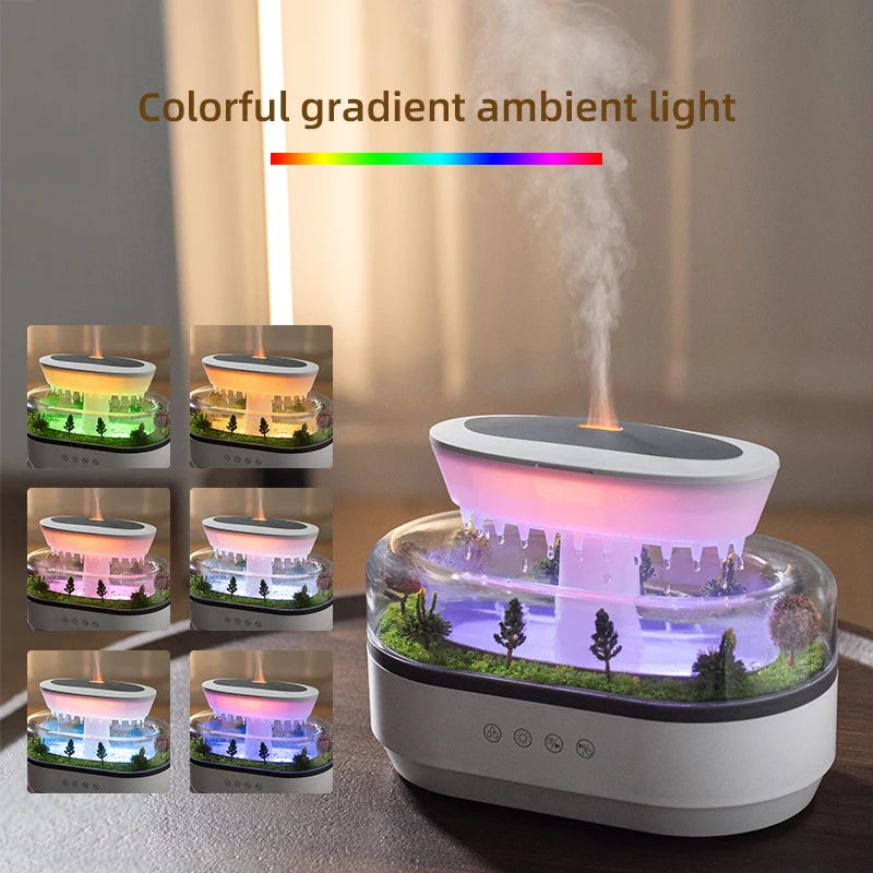 PDQ Aroma Humidifier Ultrasonic Diffuser with Mist and LED Light