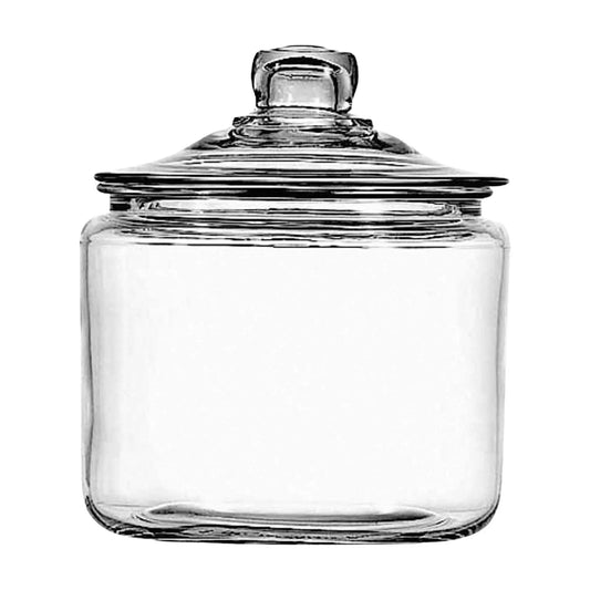 Glass Jar With Lid For Pantry Storage And Showcase