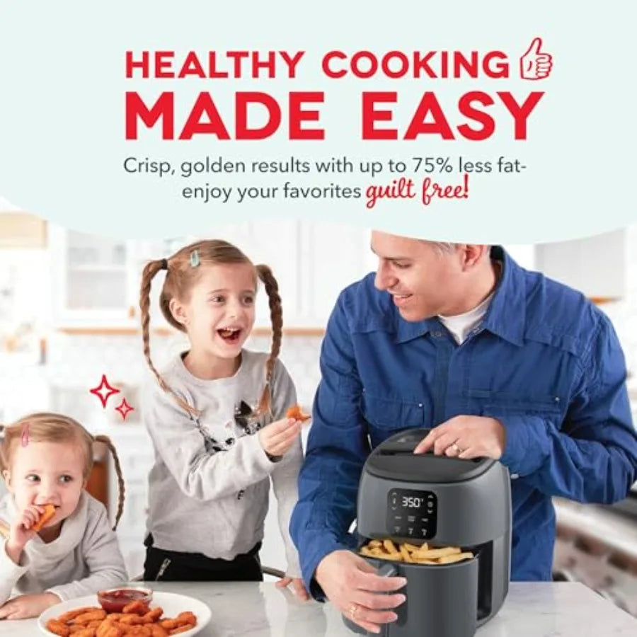Air Fryer With Precise Temperature Control Auto Shutoff Dishwasher Safe