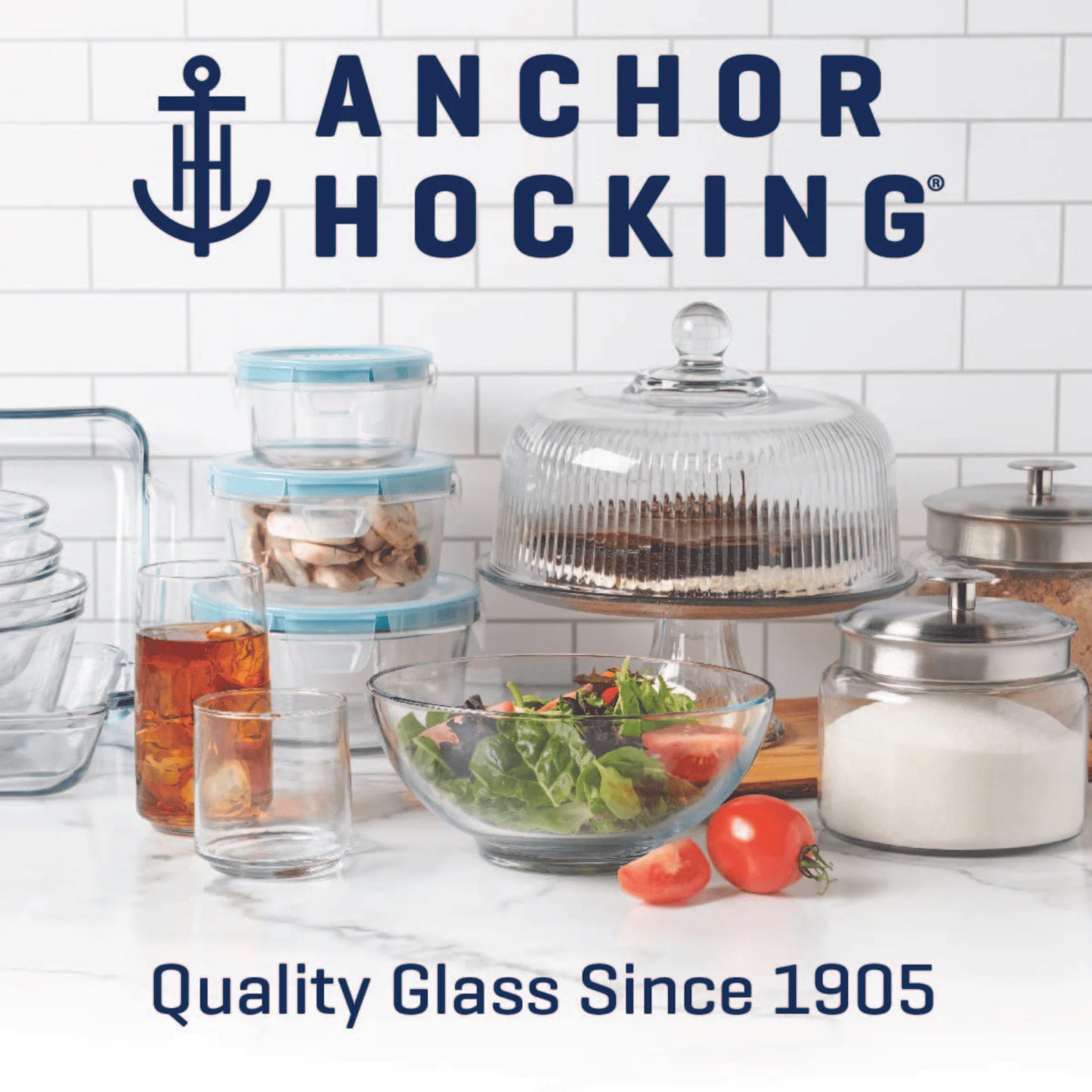 Glass Jar With Lid For Pantry Storage And Showcase