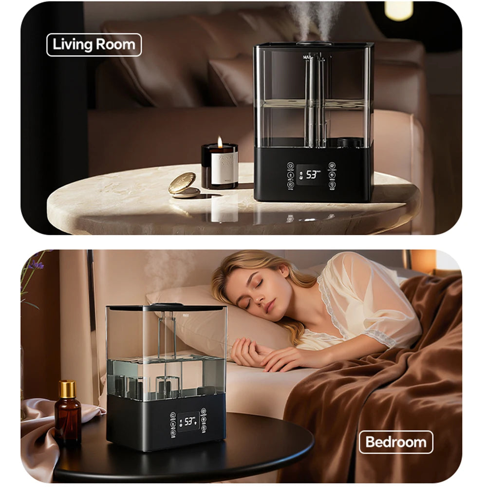 Large Capacity Ultrasonic Humidifier And Aroma Diffuser For Home