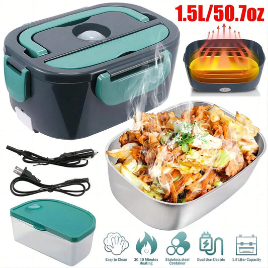 Electric Lunch Box Warmer 60W Portable Car And Home Leakproof