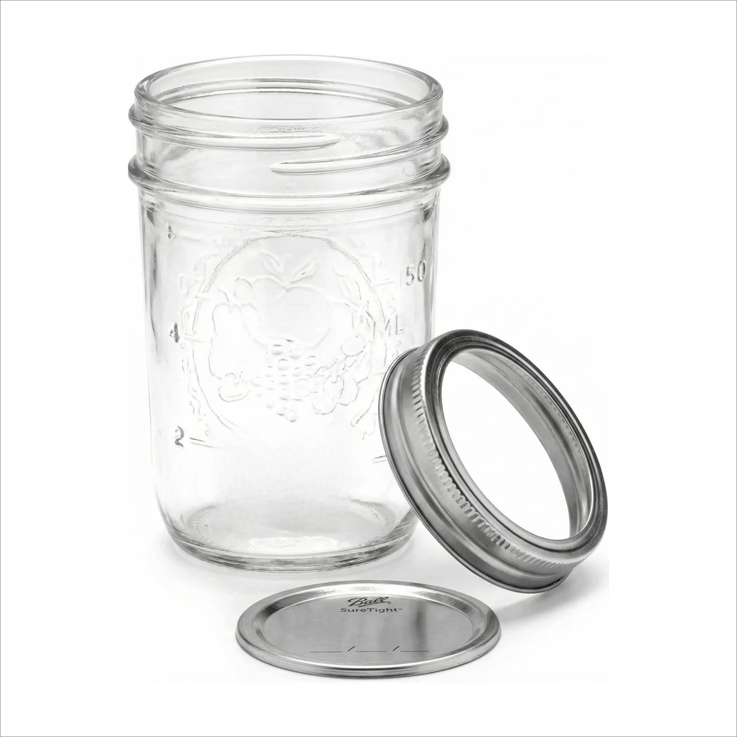 Mason Jars Regular Mouth 12 Pack With Lids For Canning