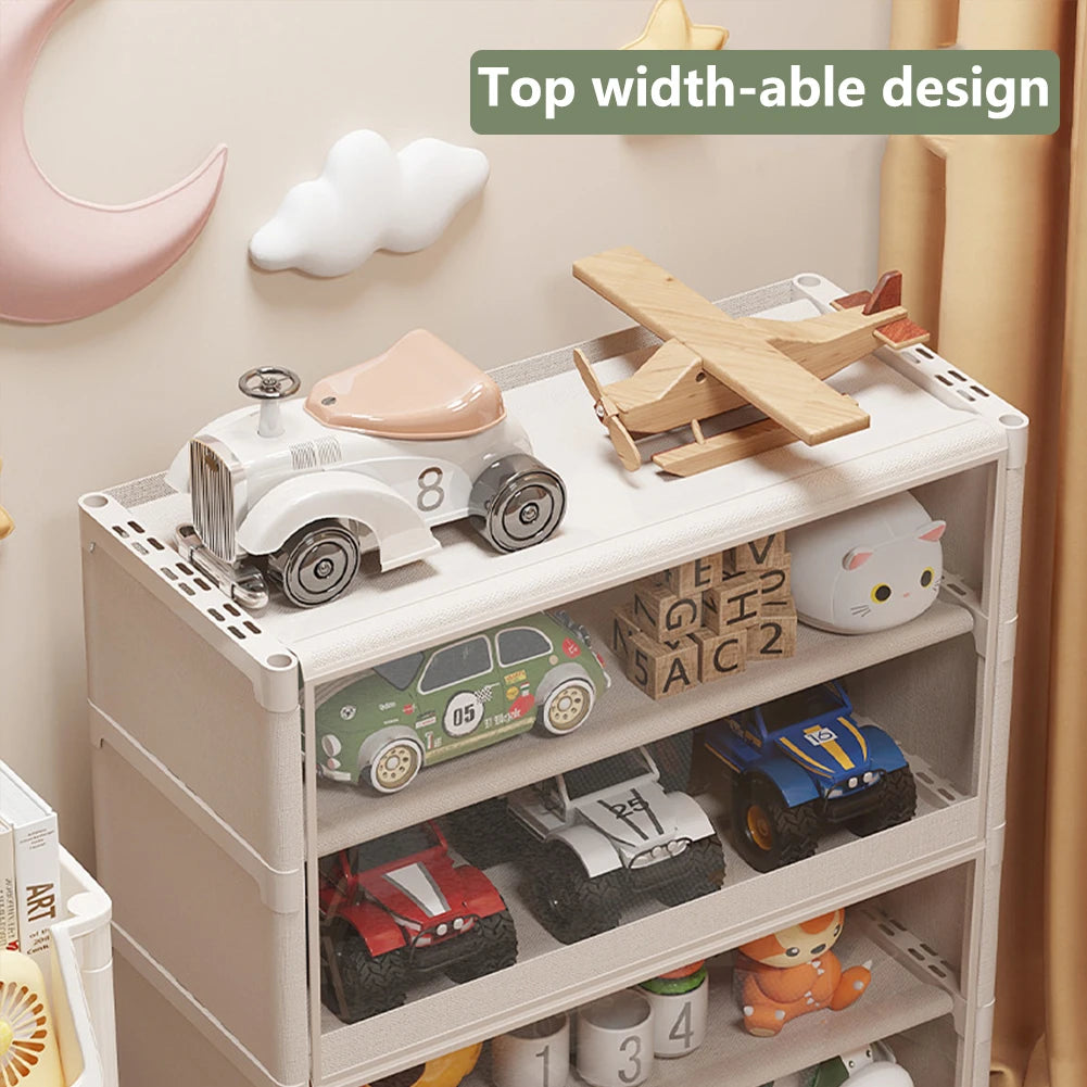 Seven Layer Shoe Storage Cabinet Free Standing Rack Flip Door