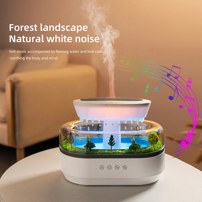 PDQ Aroma Humidifier Ultrasonic Diffuser with Mist and LED Light