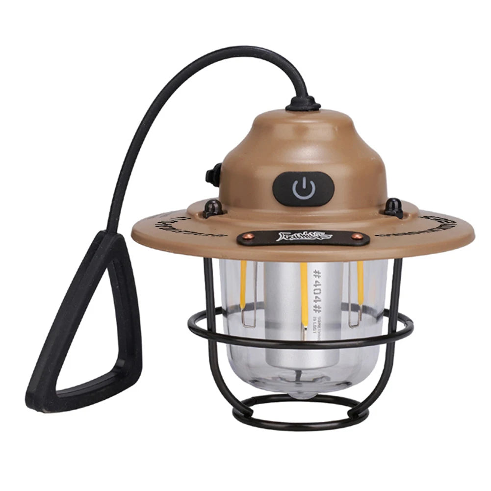 Led Camping Lantern Dimmable Type C Charging Four Mode Light