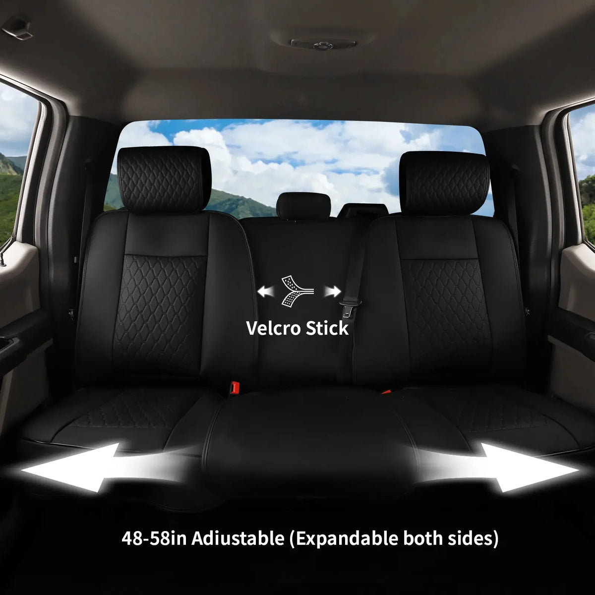Universal Waterproof Leather Car Seat Covers Full Set For Sedans And SUVs