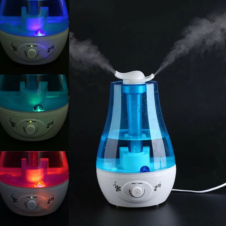 THANKSHARE Ultrasonic Humidifier 3000ml Aroma Diffuser with LED Lights