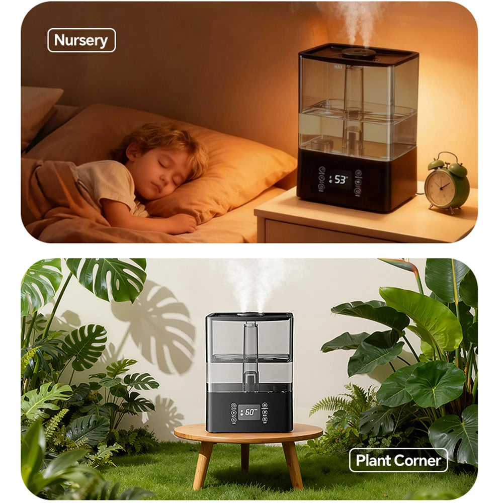 Large Capacity Ultrasonic Humidifier And Aroma Diffuser For Home
