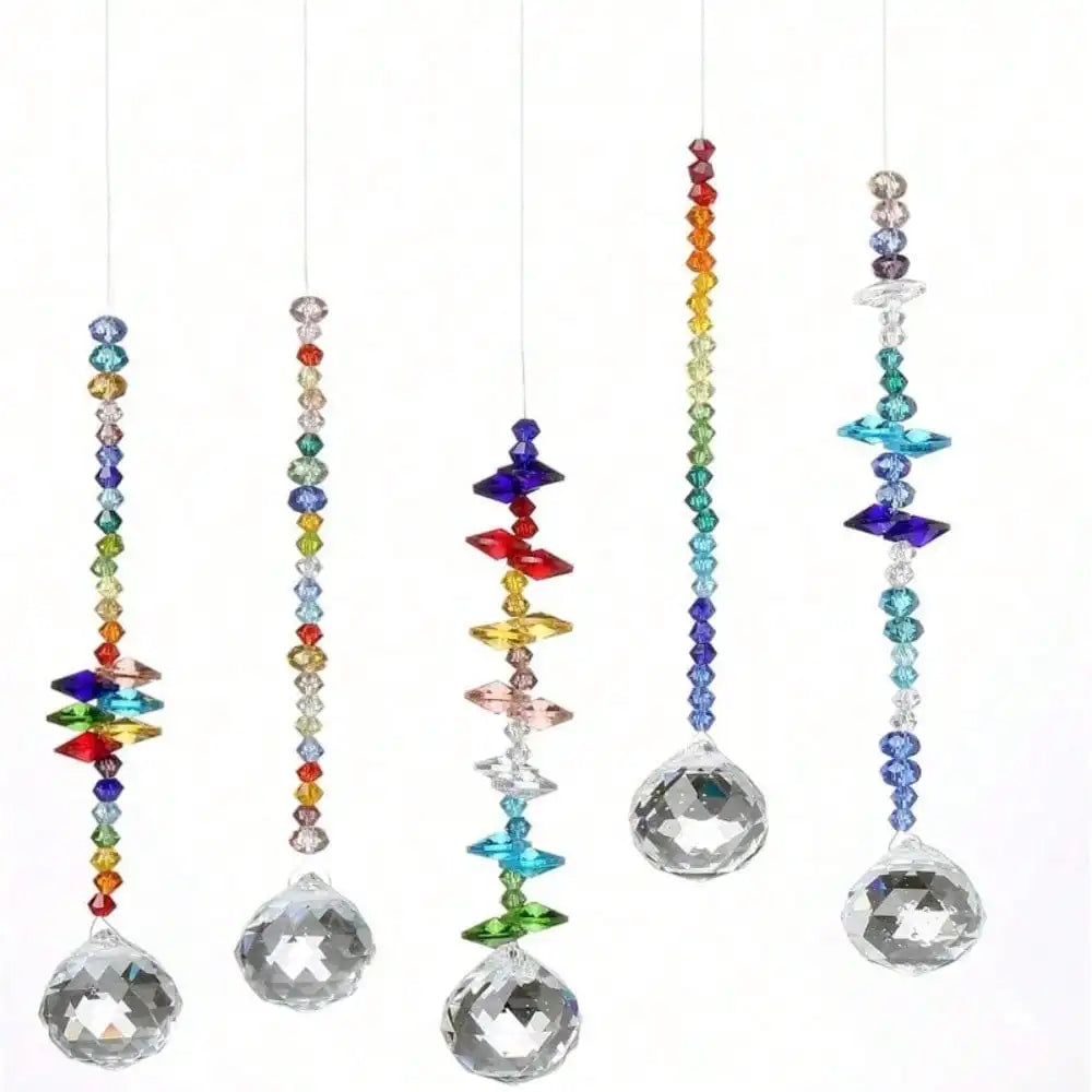 Crystal Sun Catcher Prism Set for Windows and Garden