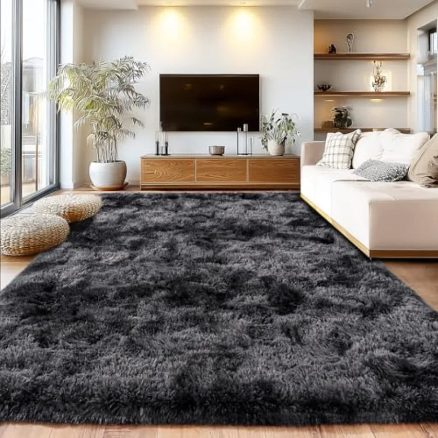 Shaggy Area Rug Non Slip Plush for Living Room Nursery