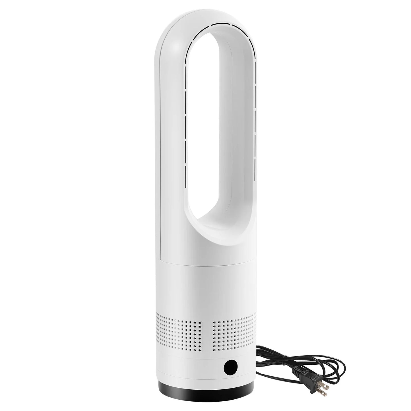 SucceBuy Bladeless Tower Fan 65°/80° Oscillating Standing Fan 8/12 Speeds & 8/9-Hour Timer 14.76/15.42 ft High Velocity for Home