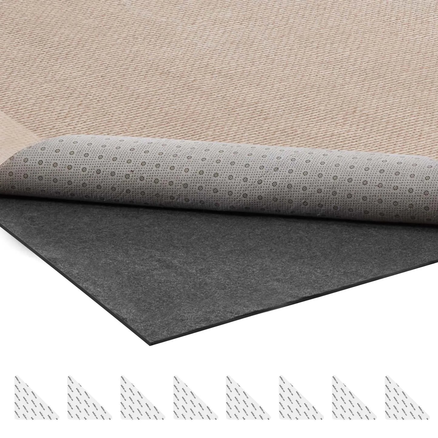 SucceBuy Non Slip Rug Pad Dual Surface Felt Cushion
