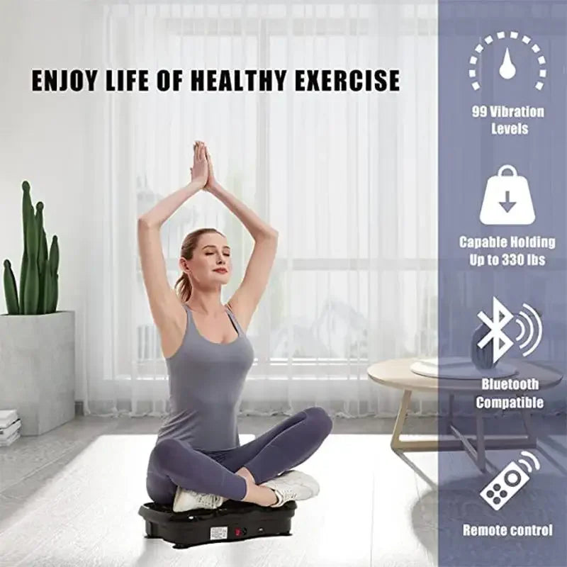 SHFY Vibration Plate Exercise Machine Full Body Massage Waist Twister
