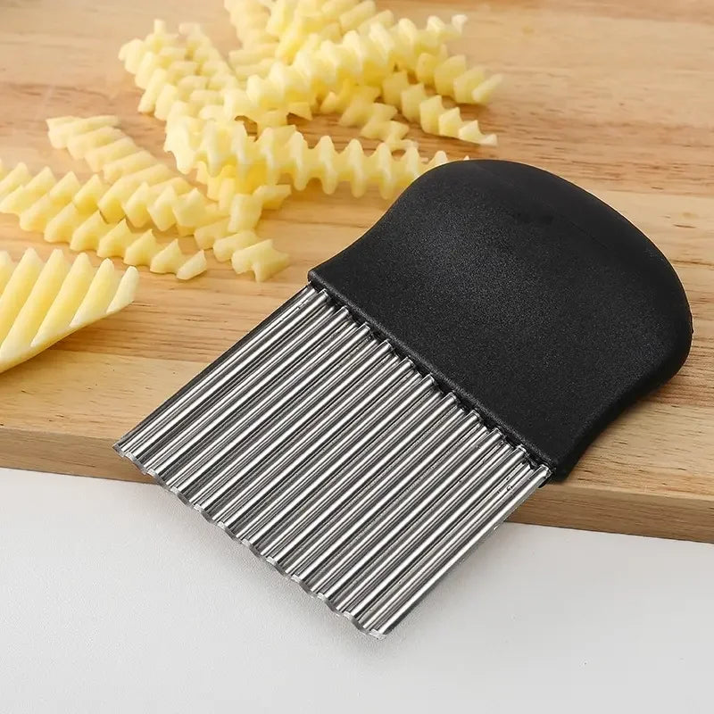 Stainless Steel Crinkle Cutter For Fries And Chips
