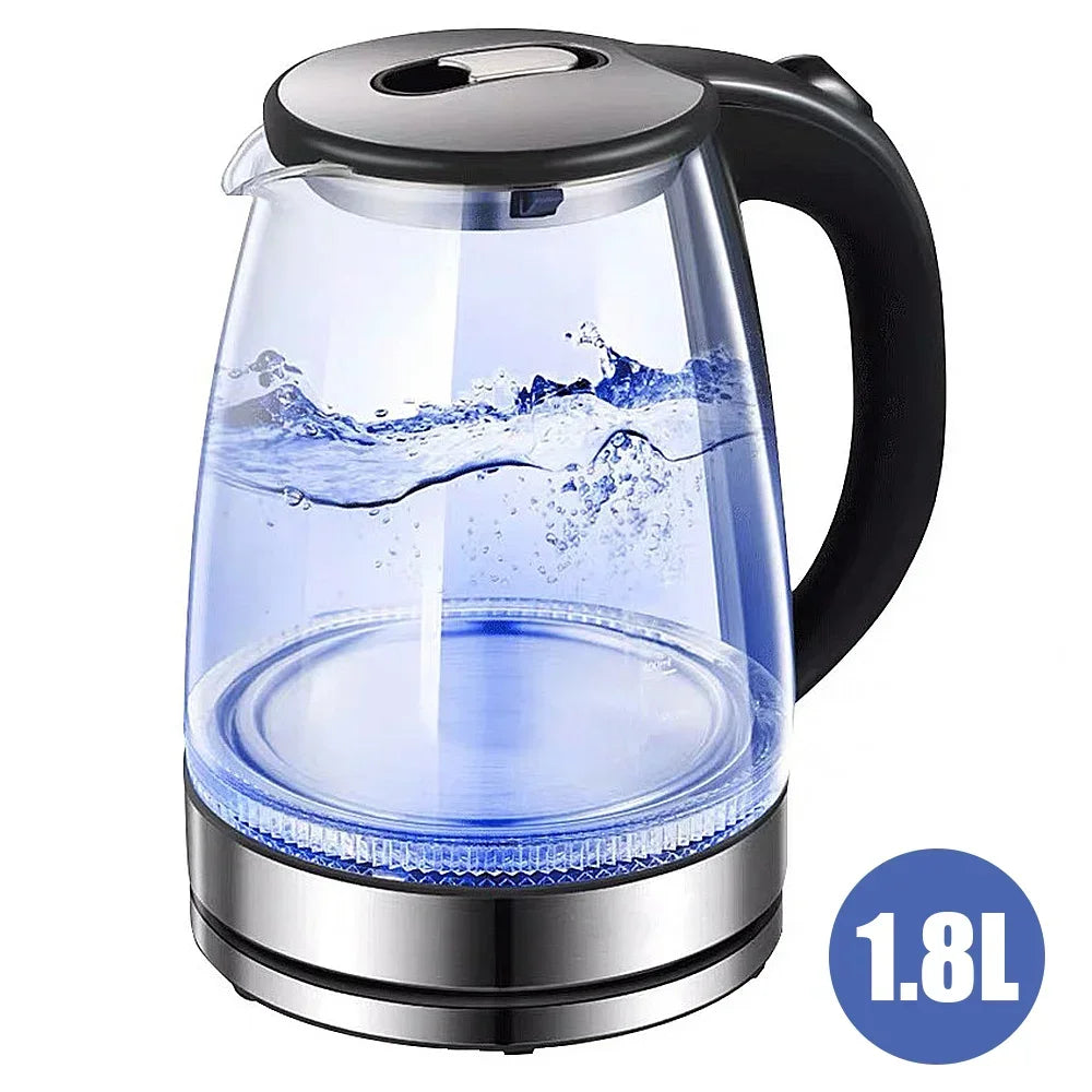 Diamri Electric Glass Kettle Borosilicate Tea Pot With Heating Base