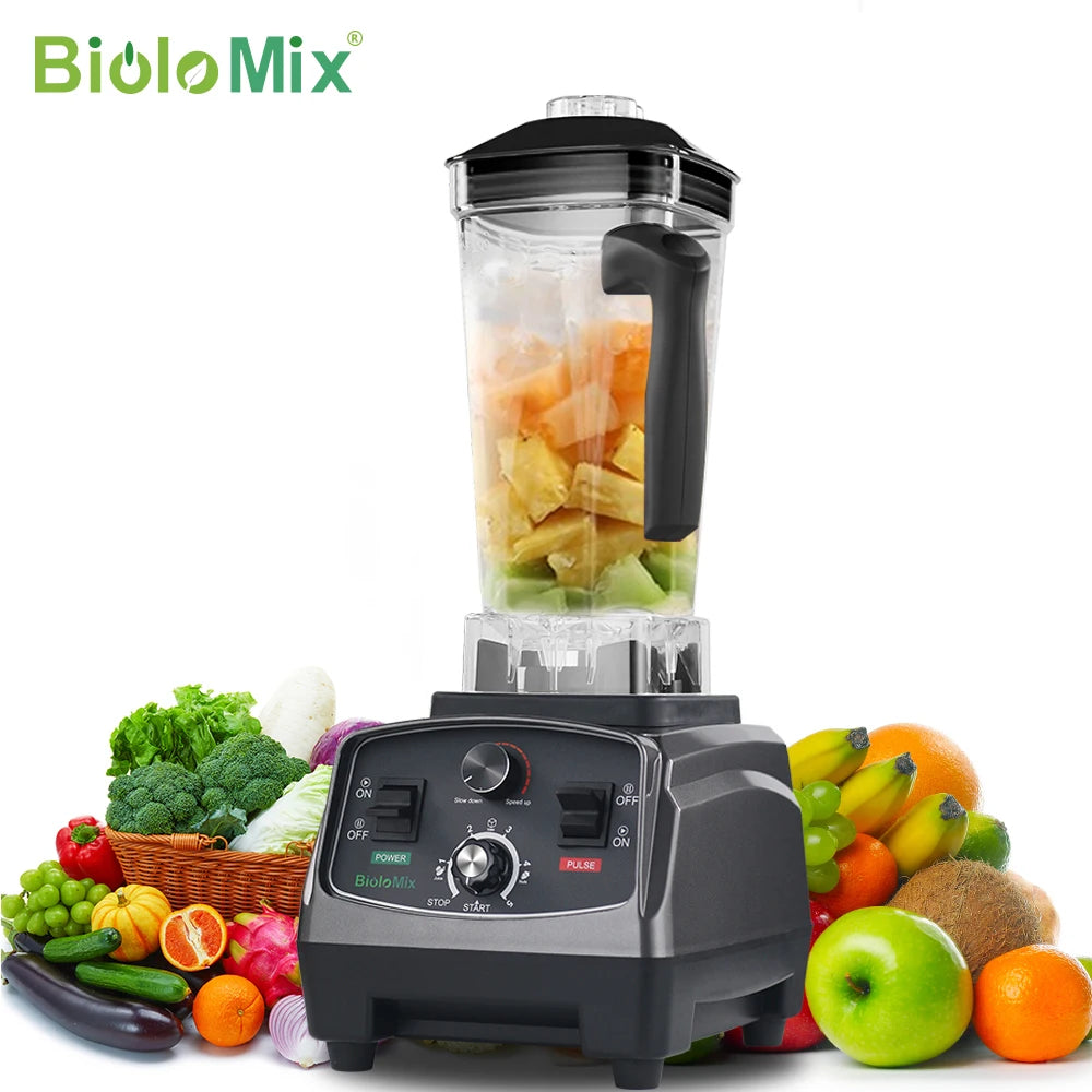 Biolomix Heavy Duty Commercial Blender Mixer Juicer Food Processor