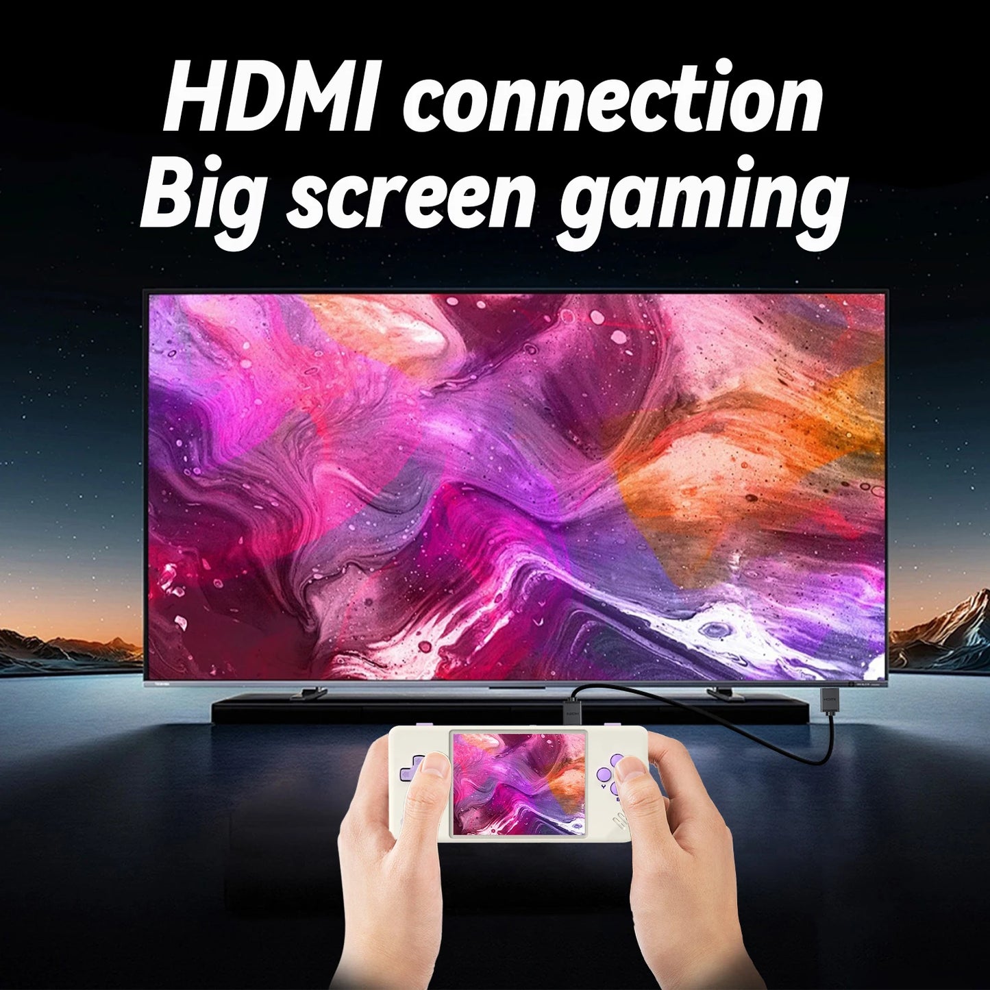 Anbernic RG28XX Retro Handheld Game Console 2.83-inch IPS Screen 640*480 Linux OS Built-in 3100mAH Battery HD-TV Out