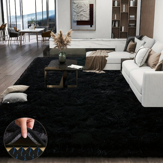 Plush Geometric Area Rug For Living Room And Bedroom