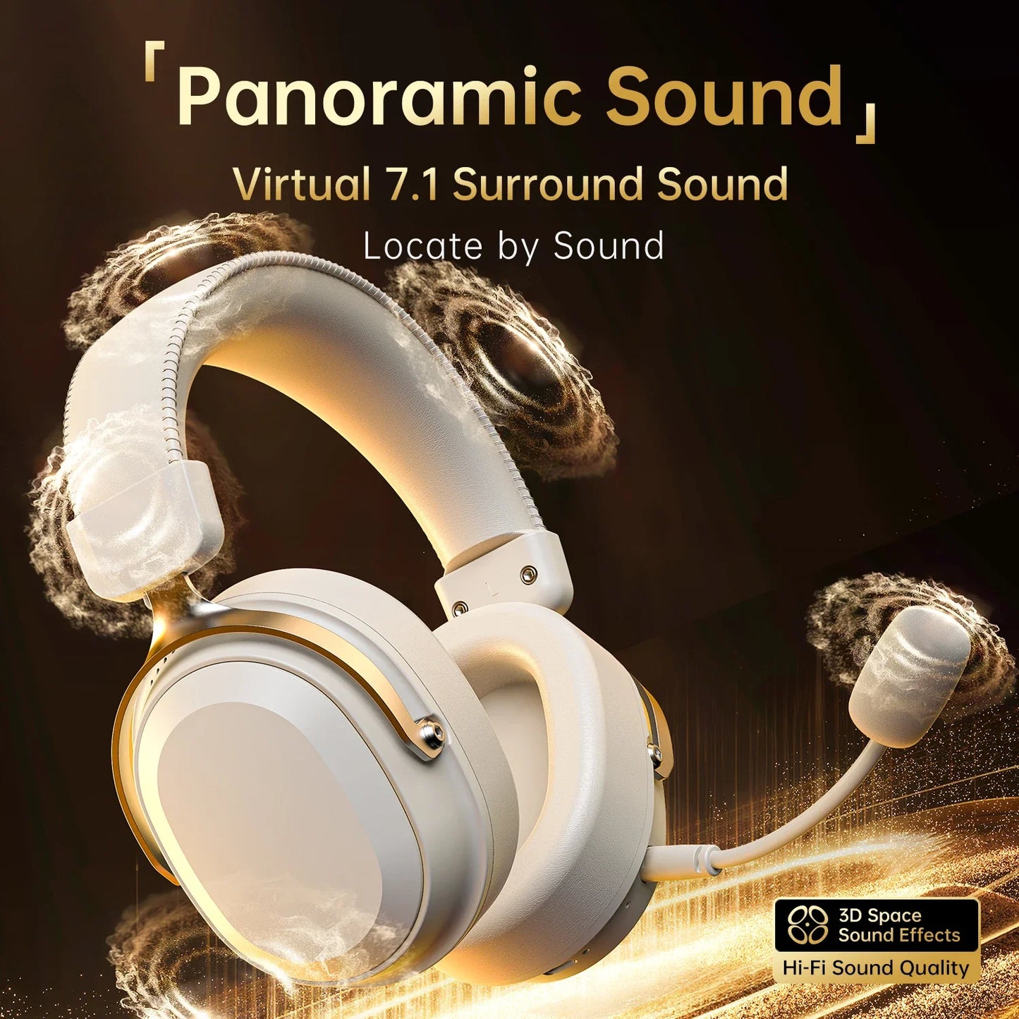 Attack Shark L30PRO Wireless Gaming Headset 7 1 Surround Sound
