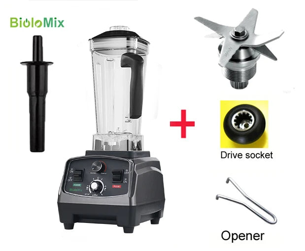 Biolomix Heavy Duty Commercial Blender Mixer Juicer Food Processor